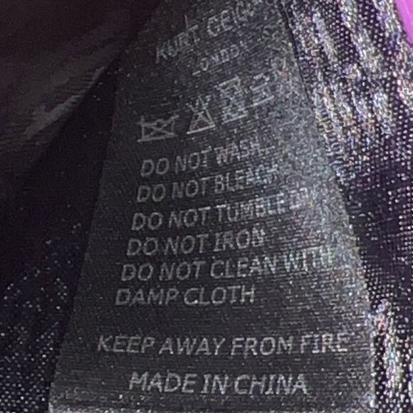 Kurt Geiger Purple  Leather Quilted Double Coin Bifold Wallet EUC - Picture 11 of 12